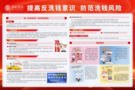 源文件下载【享设计】搜索编号：17870032593456455【红色防诈骗展板】