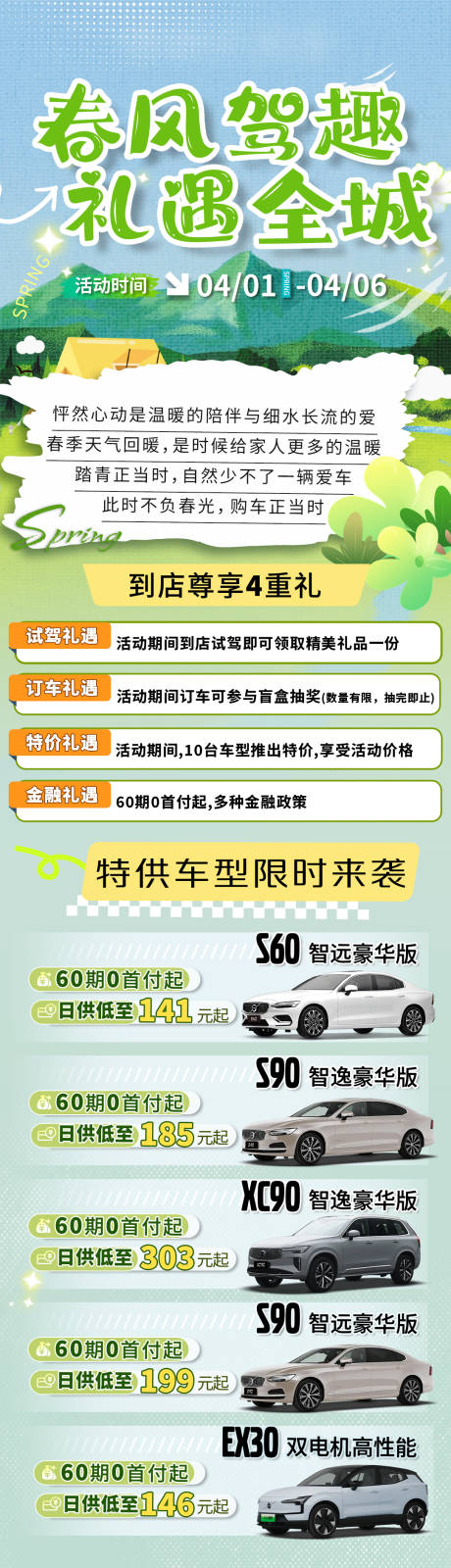 源文件下载【享设计】搜索编号：73890032295016373【汽车政策长图】