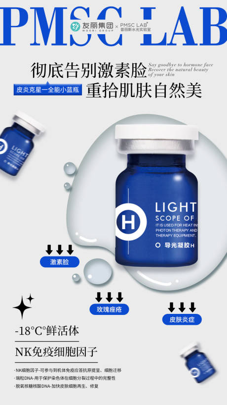 源文件下載【享設計】搜索編號：29590032348436472【告別激素臉海報】