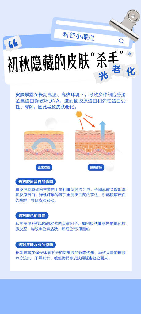 源文件下载【享设计】搜索编号：43550032746709051【初秋隐藏的皮肤杀手—光老化】