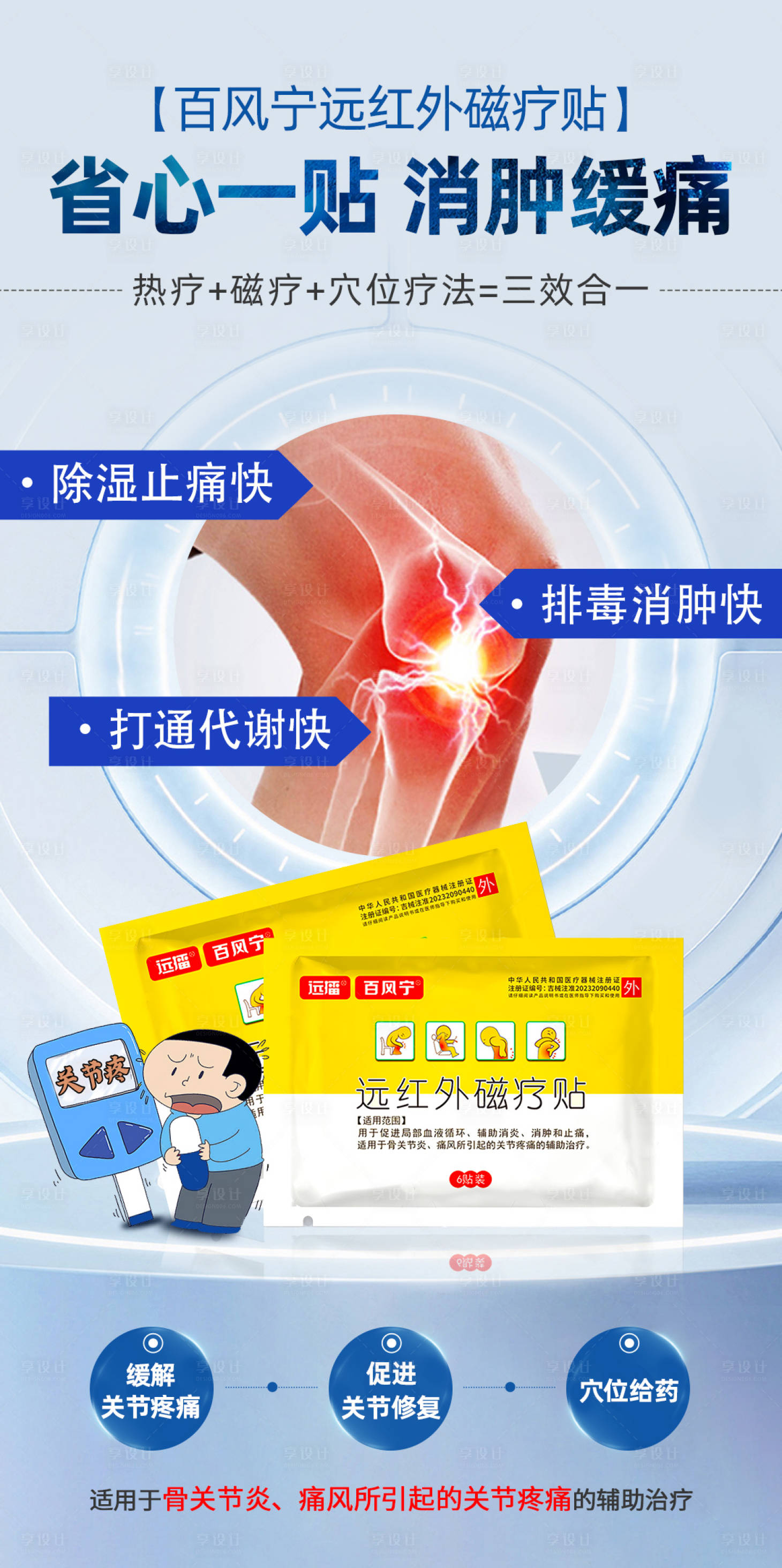 源文件下载【享设计】搜索编号：10300032366459742【痛风海报】