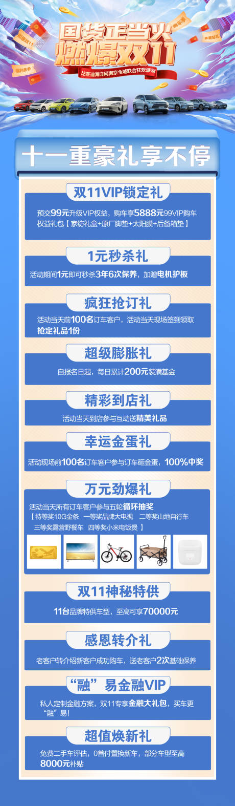 源文件下載【享設(shè)計】搜索編號：24380032442954083【雙十一汽車政策長圖】