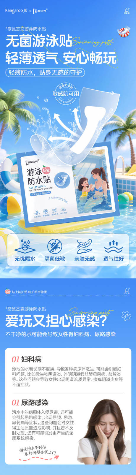 源文件下载【游泳防水贴】编号：95640032303095075
