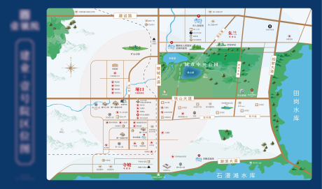 源文件下载【享设计】搜索编号：63860032604883806【地产区位图】