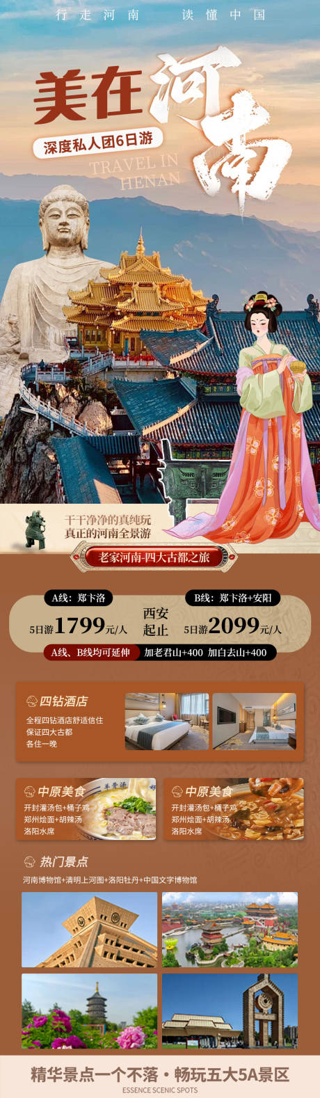 源文件下載【享設計】搜索編號：51800032559309031【美在河南旅游長圖海報】