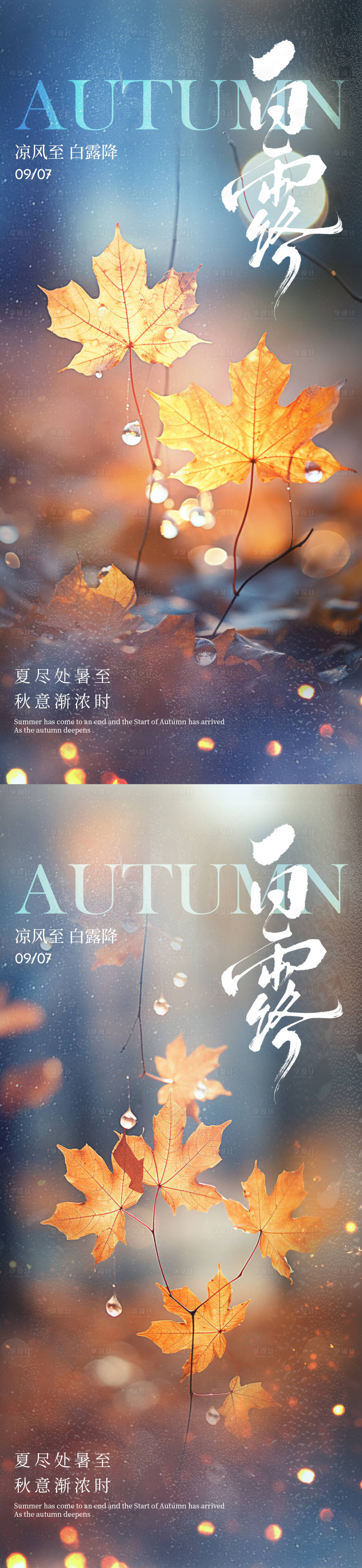 源文件下載【享設(shè)計(jì)】搜索編號：54940032757636550【白露節(jié)氣海報(bào)】