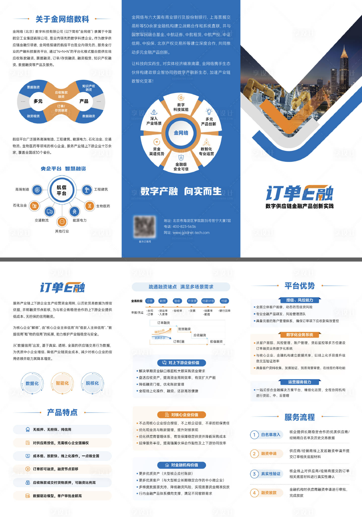 源文件下載【享設計】搜索編號：61280032614809960【金融銀行應收E融產品折頁】