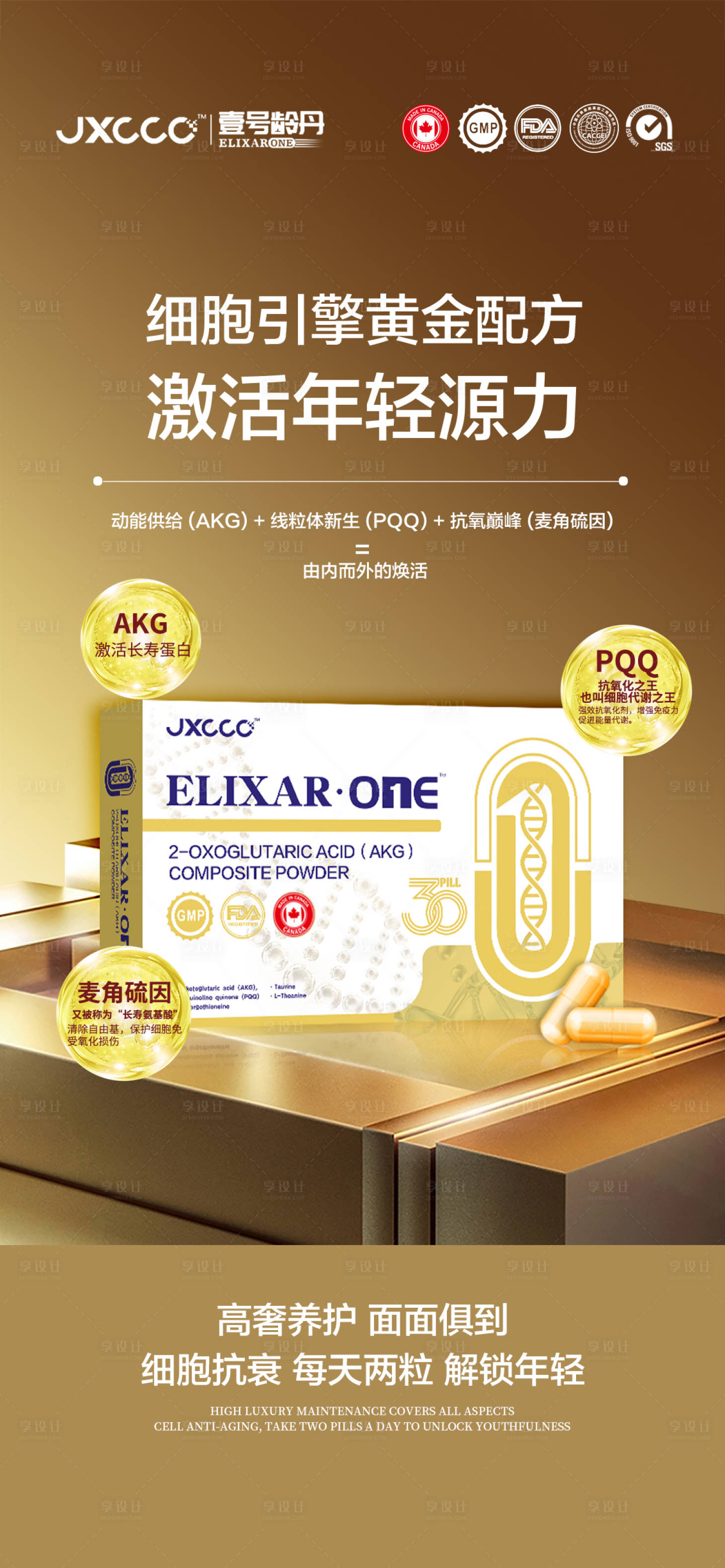 源文件下载【享设计】搜索编号：70230032351487795【细胞抗衰护肤逆龄产品套盒】