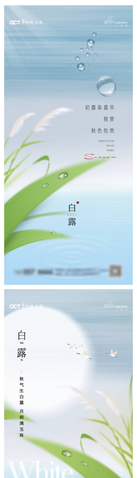 源文件下載【享設計】搜索編號：57000032568722364【白露系列海報】