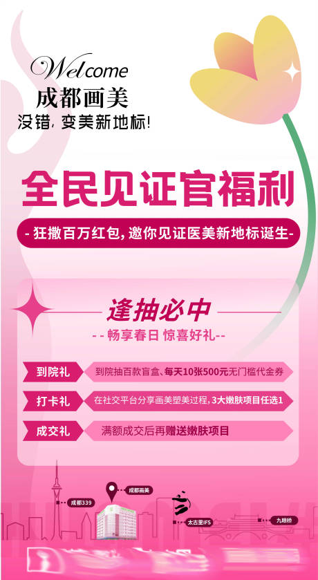 源文件下载【享设计】搜索编号：34150032258798401【医美营销政策海报】