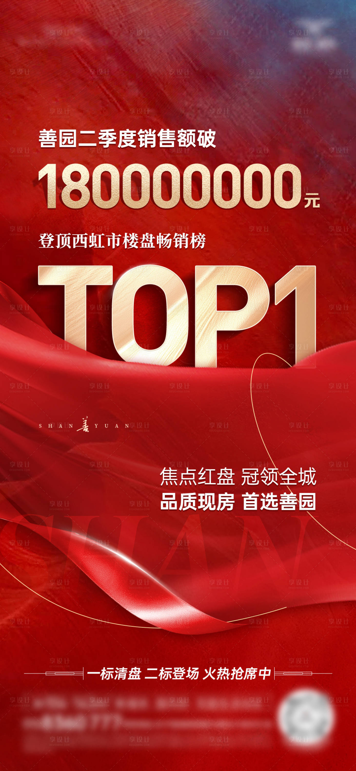 源文件下載【地產(chǎn)TOP熱銷海報】編號：89940032289585575