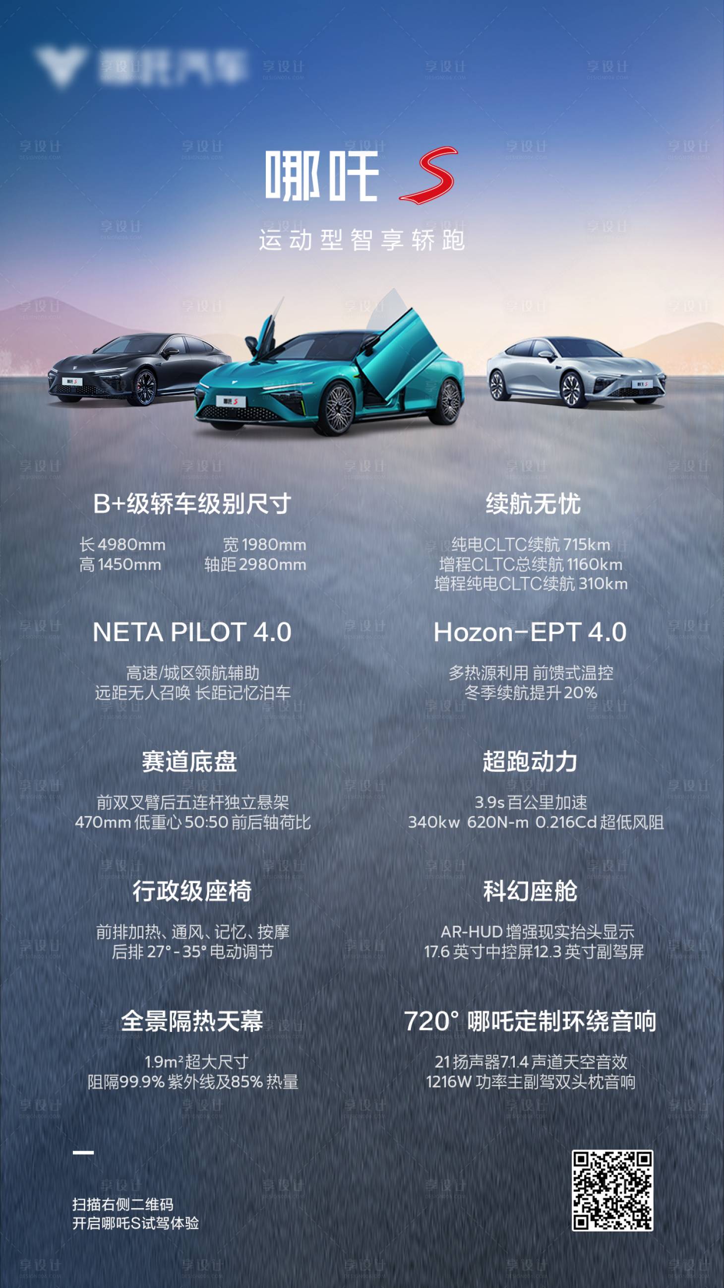 源文件下载【享设计】搜索编号：78960032428594081【汽车配置海报】