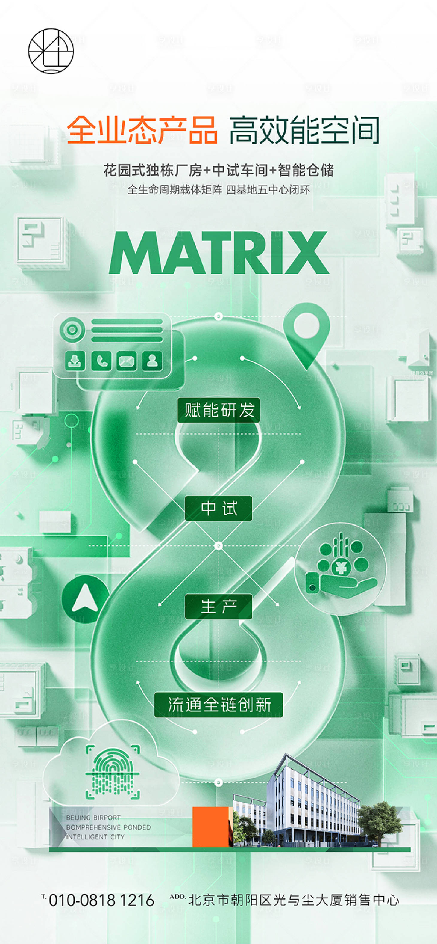 源文件下載【享設計】搜索編號：52810032469675934【地產產業園海報】