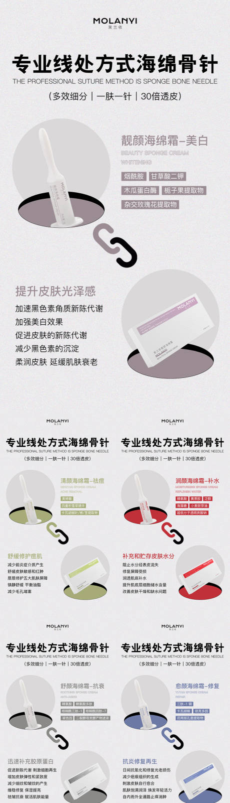 源文件下载【享设计】搜索编号：61460032318078842【医美水光产品海报 】