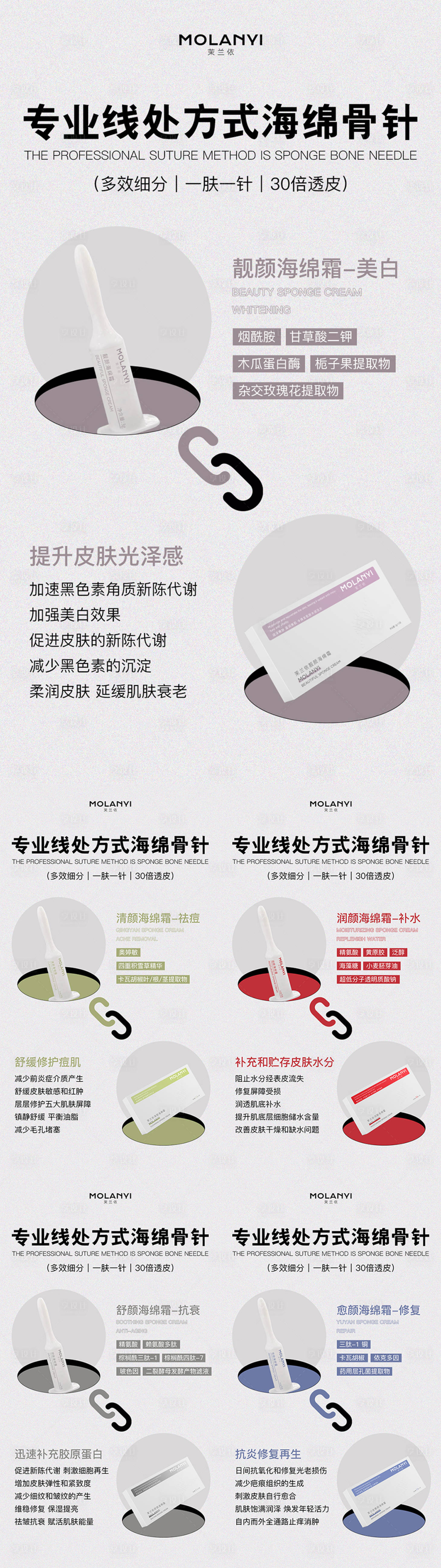 源文件下載【享設計】搜索編號：61460032318078842【醫美水光產品海報 】