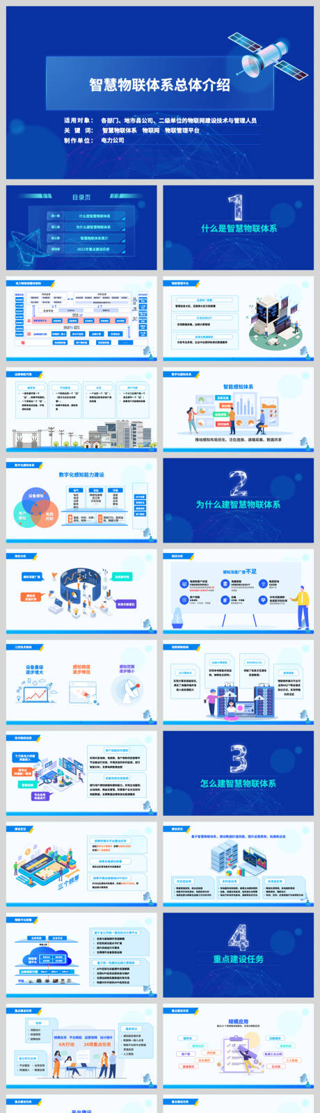 源文件下载【享设计】搜索编号：88550032465712827【电力公司培训之智慧物联PPT】