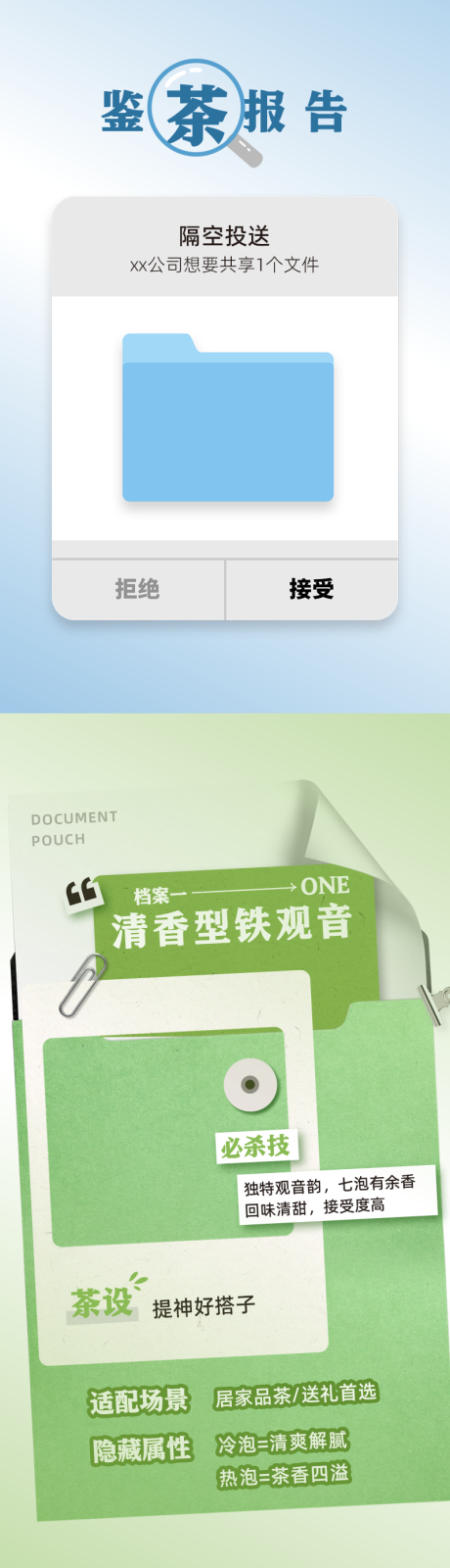 档案类长图创意设计