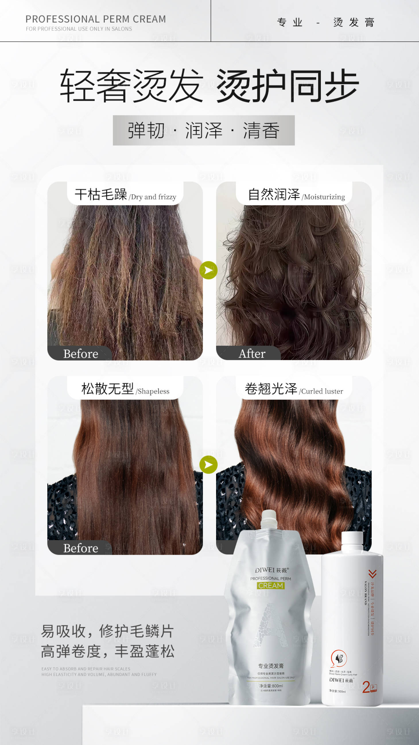 源文件下載【享設(shè)計】搜索編號：54580032456157688【簡約使用效果對比海報】