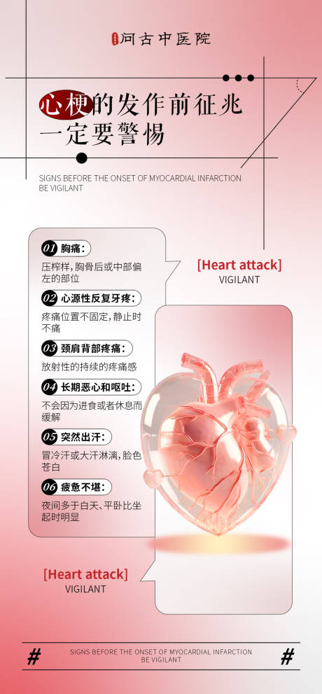 源文件下载【享设计】搜索编号：15910032931628180【心梗科普海报】