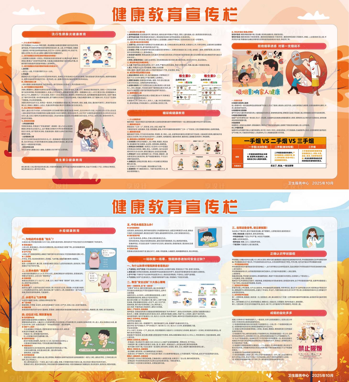 源文件下载【享设计】搜索编号：85680033273834605【医院类健康教育宣传栏】