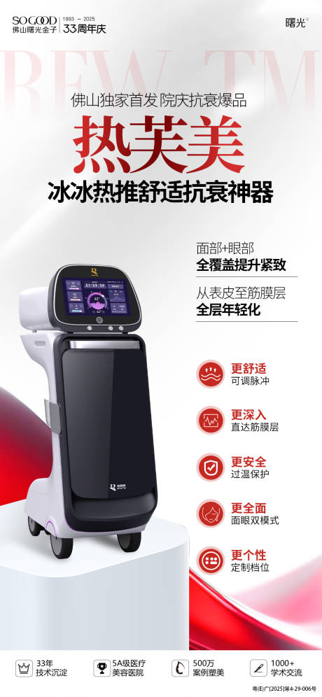 源文件下載【享設計】搜索編號：66760033145956155【醫美熱芙美抗衰儀器海報】