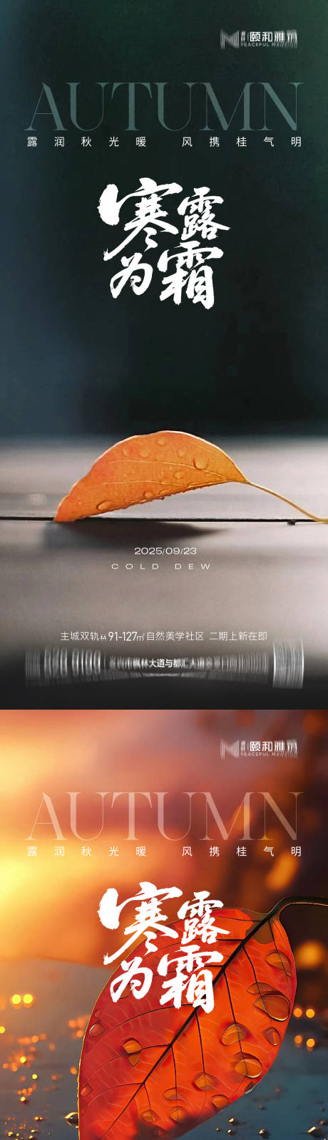 源文件下载【享设计】搜索编号：56700033312826098【寒露节气海报】