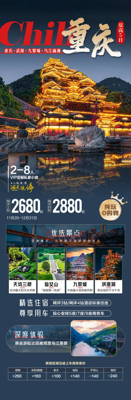 源文件下载【享设计】搜索编号：21460032869631098【chill重庆旅游长图】