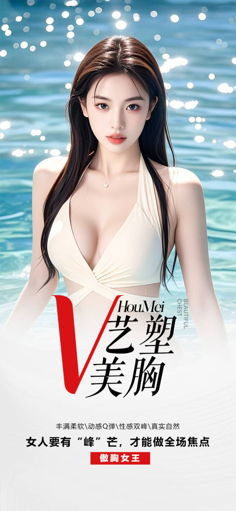 源文件下載【享設(shè)計(jì)】搜索編號(hào)：92480033006689076【醫(yī)美豐胸海報(bào)】