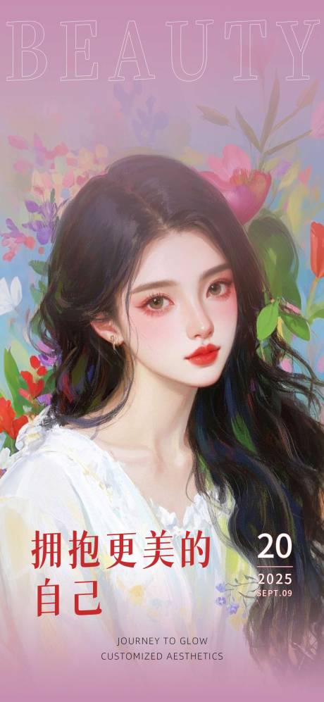 源文件下載【享設計】搜索編號：59520033086905528【醫美早安宣傳海報】
