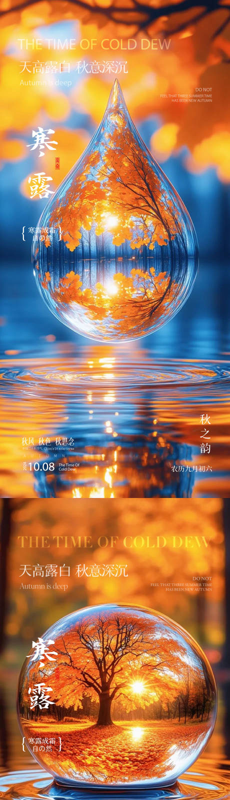 源文件下载【享设计】搜索编号：30320033256128410【寒露海报】