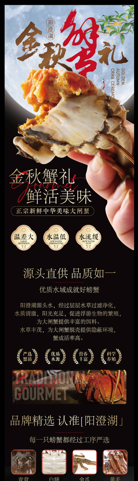 源文件下载【享设计】搜索编号：20460033279176762【赣南中秋大闸蟹海报】