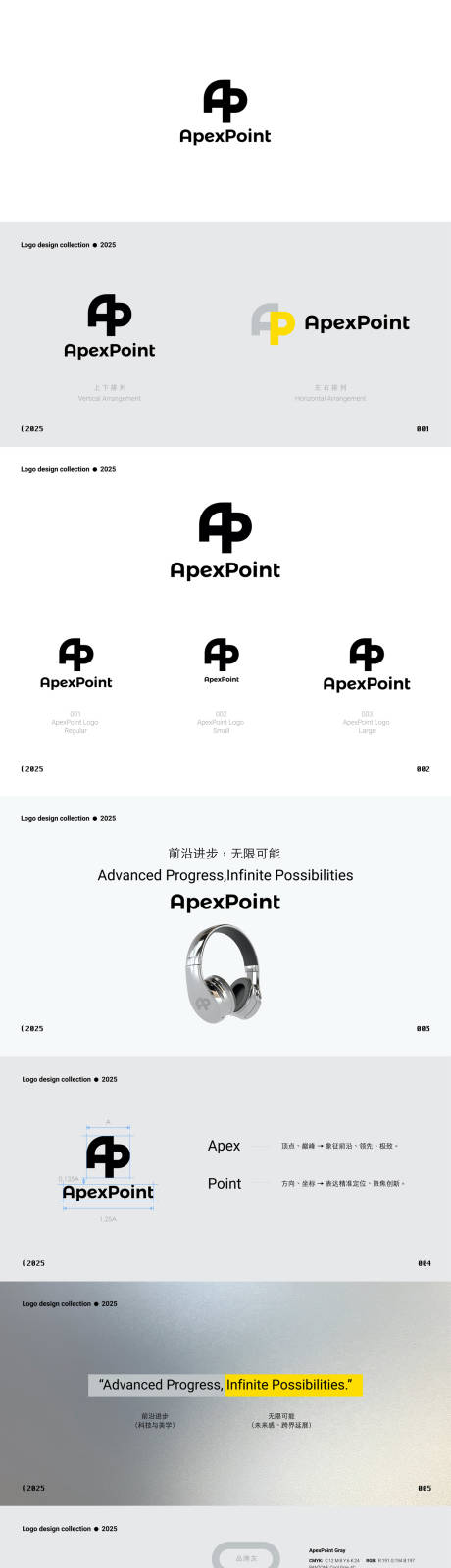 源文件下載【享設(shè)計】搜索編號：58840032927604139【科技品牌高端耳機LOGO設(shè)計提案】