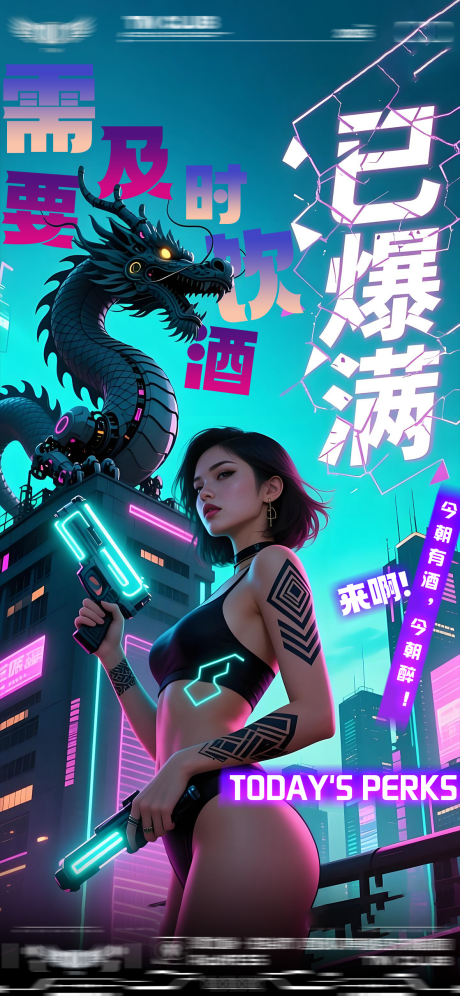 源文件下載【享設(shè)計】搜索編號：94130033178399618【酒吧轉(zhuǎn)場爆滿日常邀約海報】