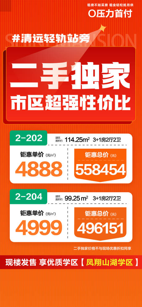 源文件下載【享設(shè)計(jì)】搜索編號(hào)：56300033180044745【地產(chǎn)二手獨(dú)家特價(jià)房海報(bào)】