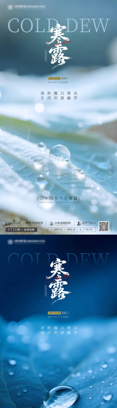 源文件下载【享设计】搜索编号：82230033338522243【寒露节气海报】