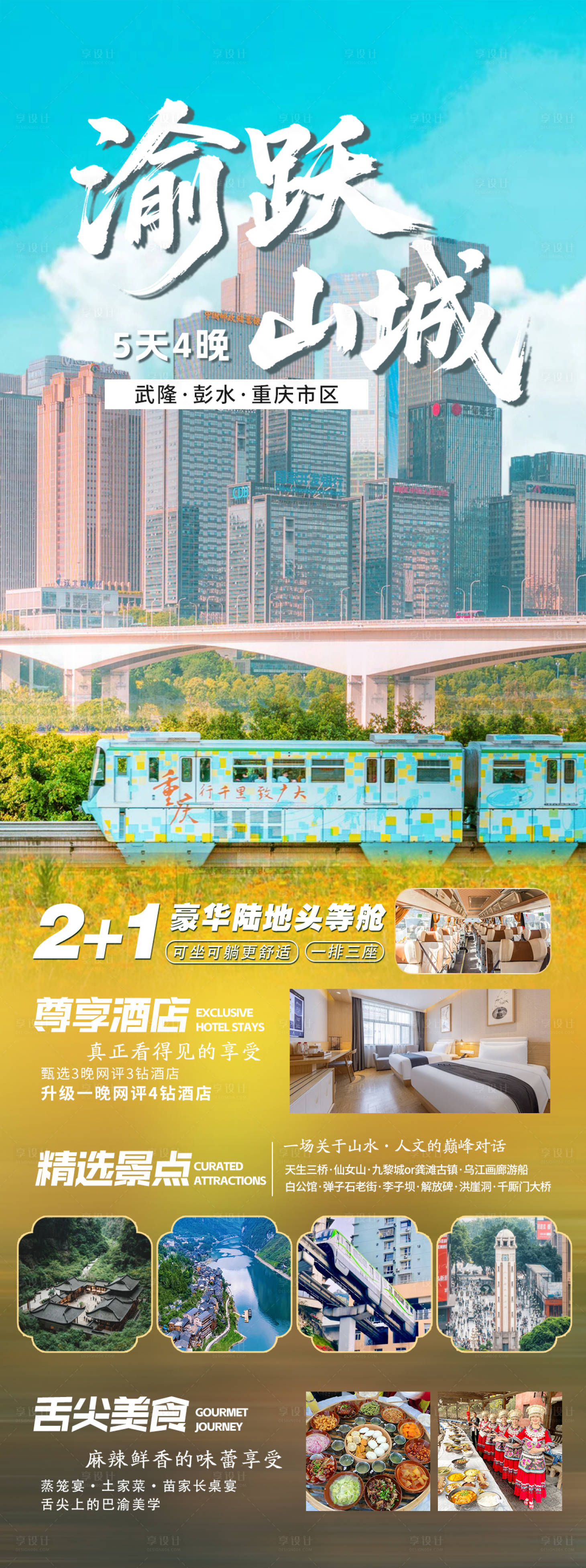 源文件下载【享设计】搜索编号：55700032851224916【渝跃山城海报】