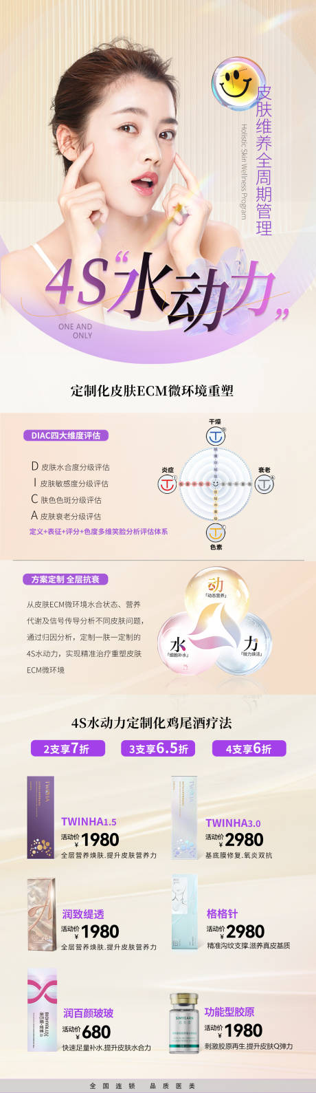源文件下載【享設計】搜索編號：73770032946827925【潤致4S水動力雞尾酒療法海報】