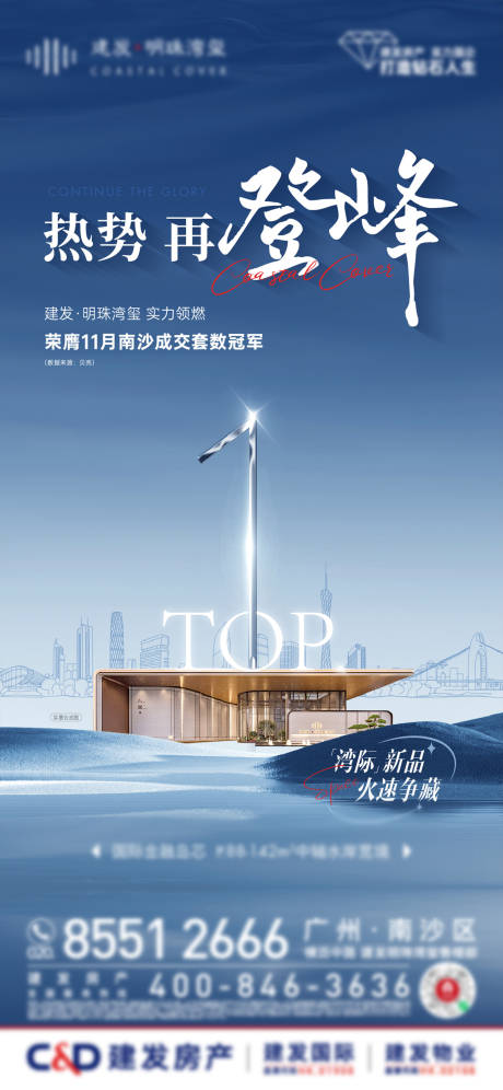 源文件下載【享設計】搜索編號：64870033016226045【島芯濱水熱銷喜報單圖】