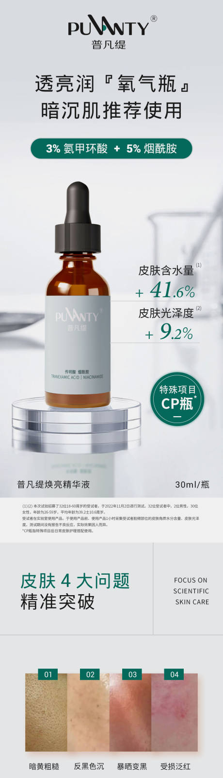 源文件下載【享設計】搜索編號：34030033051341310【實驗風精華液詳情頁】
