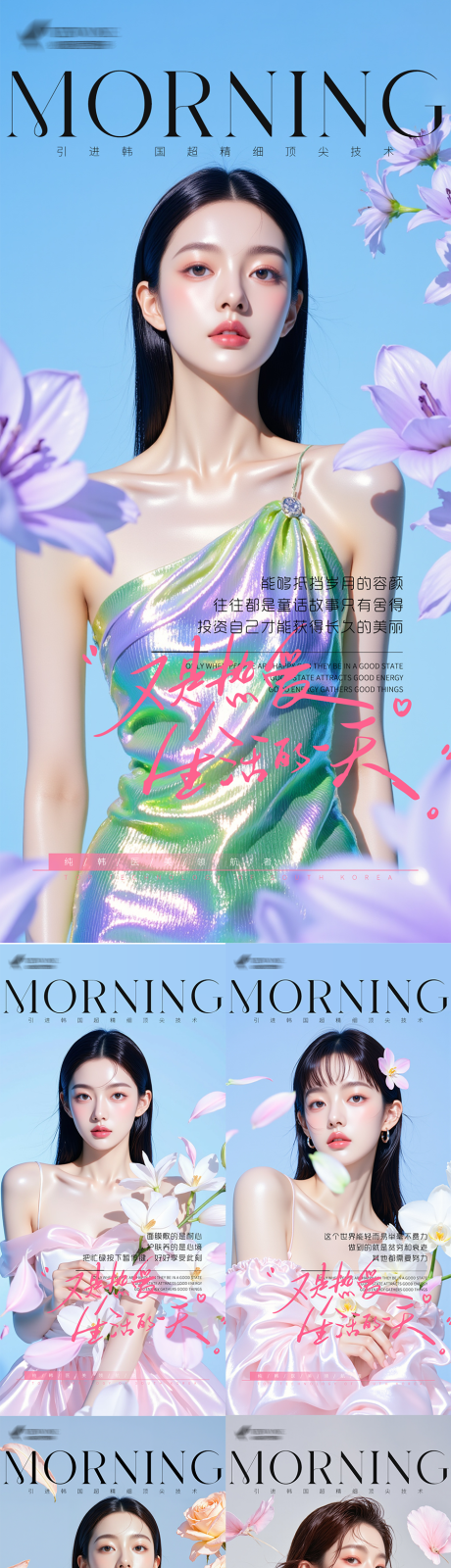 源文件下載【享設計】搜索編號：54040033016917167【醫美早安日簽海報】