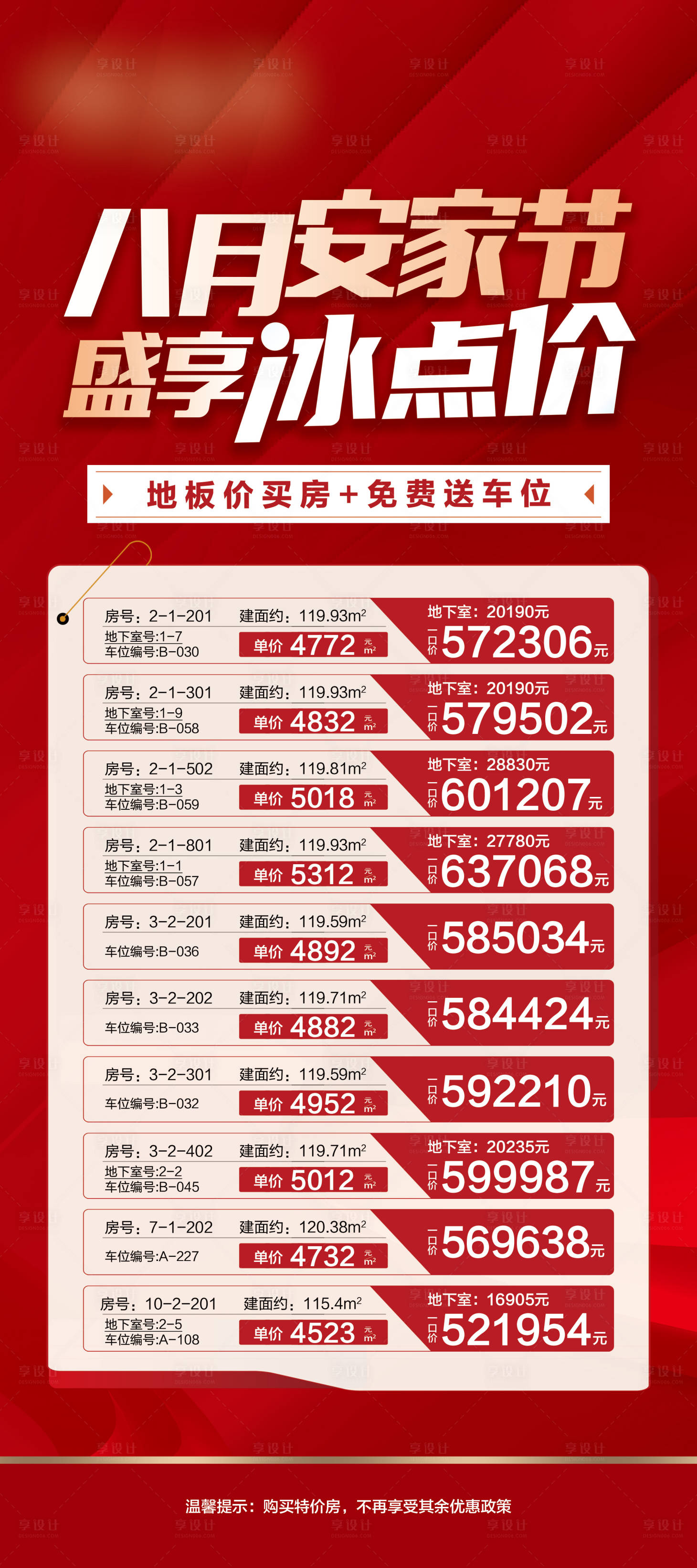 源文件下载【享设计】搜索编号：80340033234962371【特价房展架】