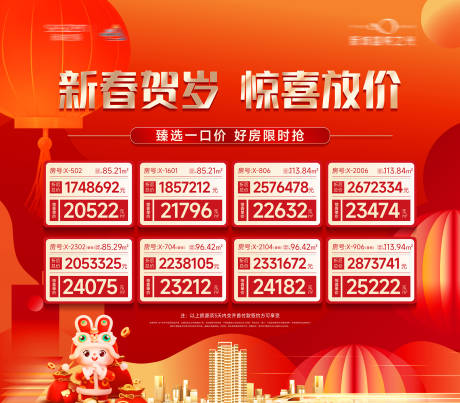 源文件下載【享設計】搜索編號：79310033010957966【新春特價單元展板】