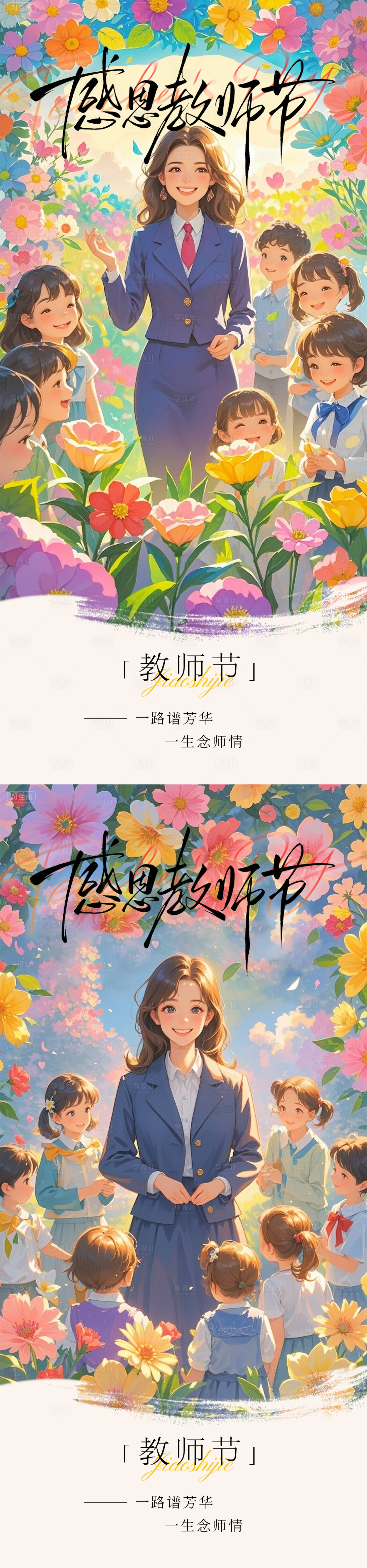 源文件下載【享設計】搜索編號：16250032928302898【教師節海報】