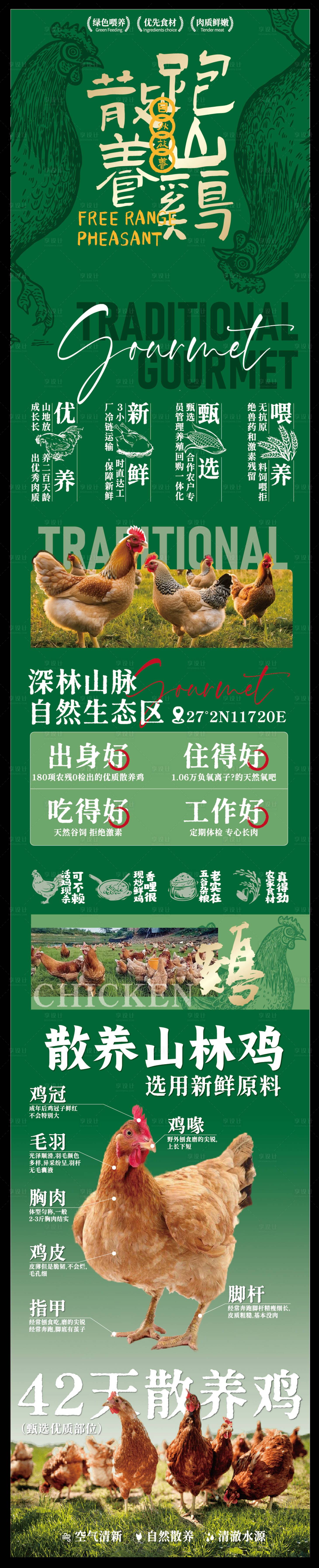 源文件下載【享設計】搜索編號：34060033118107725【贛南美食散養土雞海報】