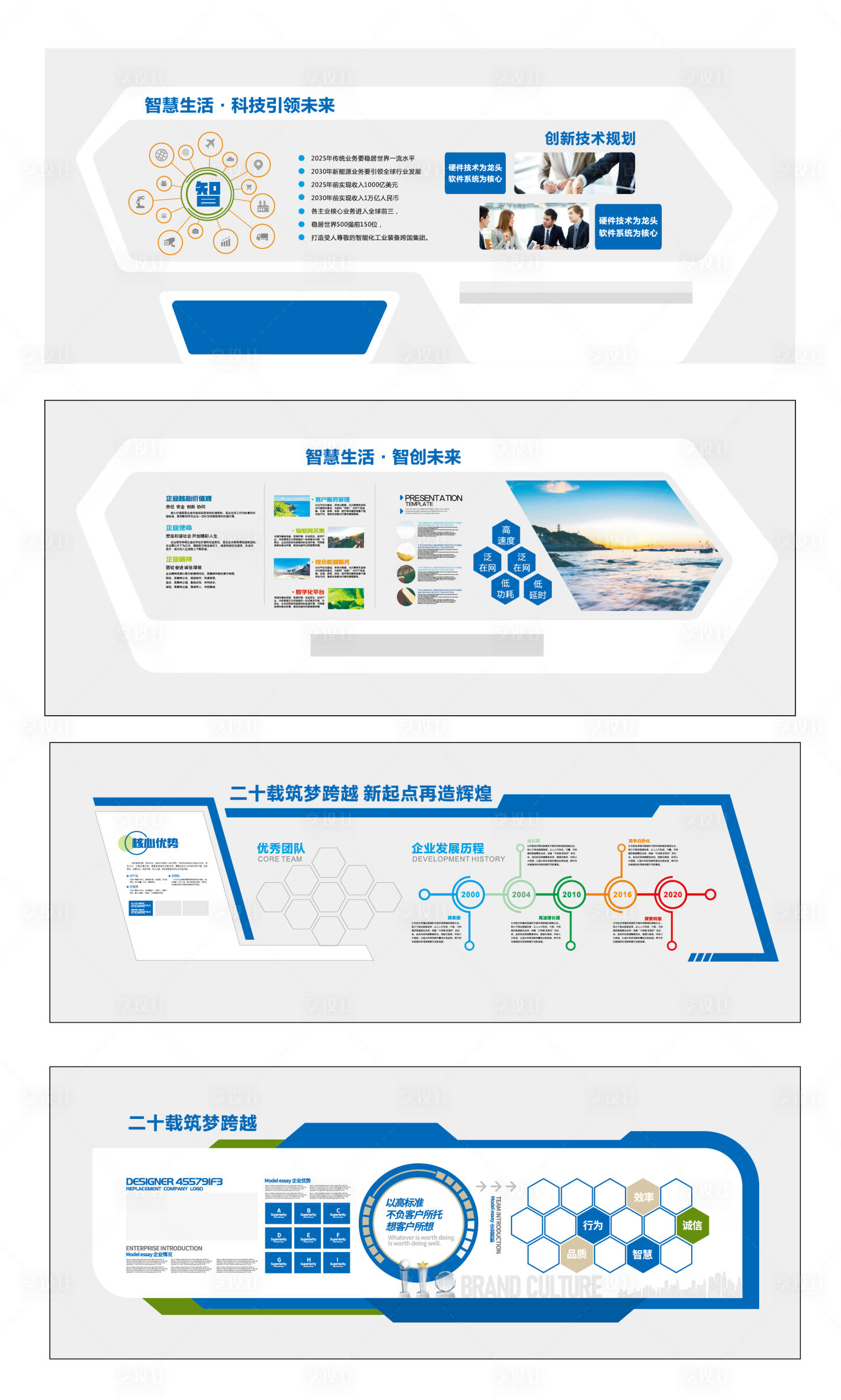 源文件下载【享设计】搜索编号：88010033147515231【科技展厅平面活动背景板】
