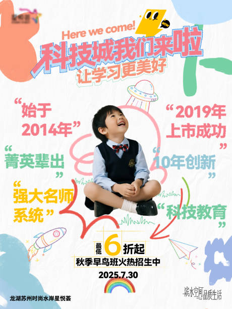 源文件下載【享設計】搜索編號：75220032973782184【兒童卡通教育教培海報】
