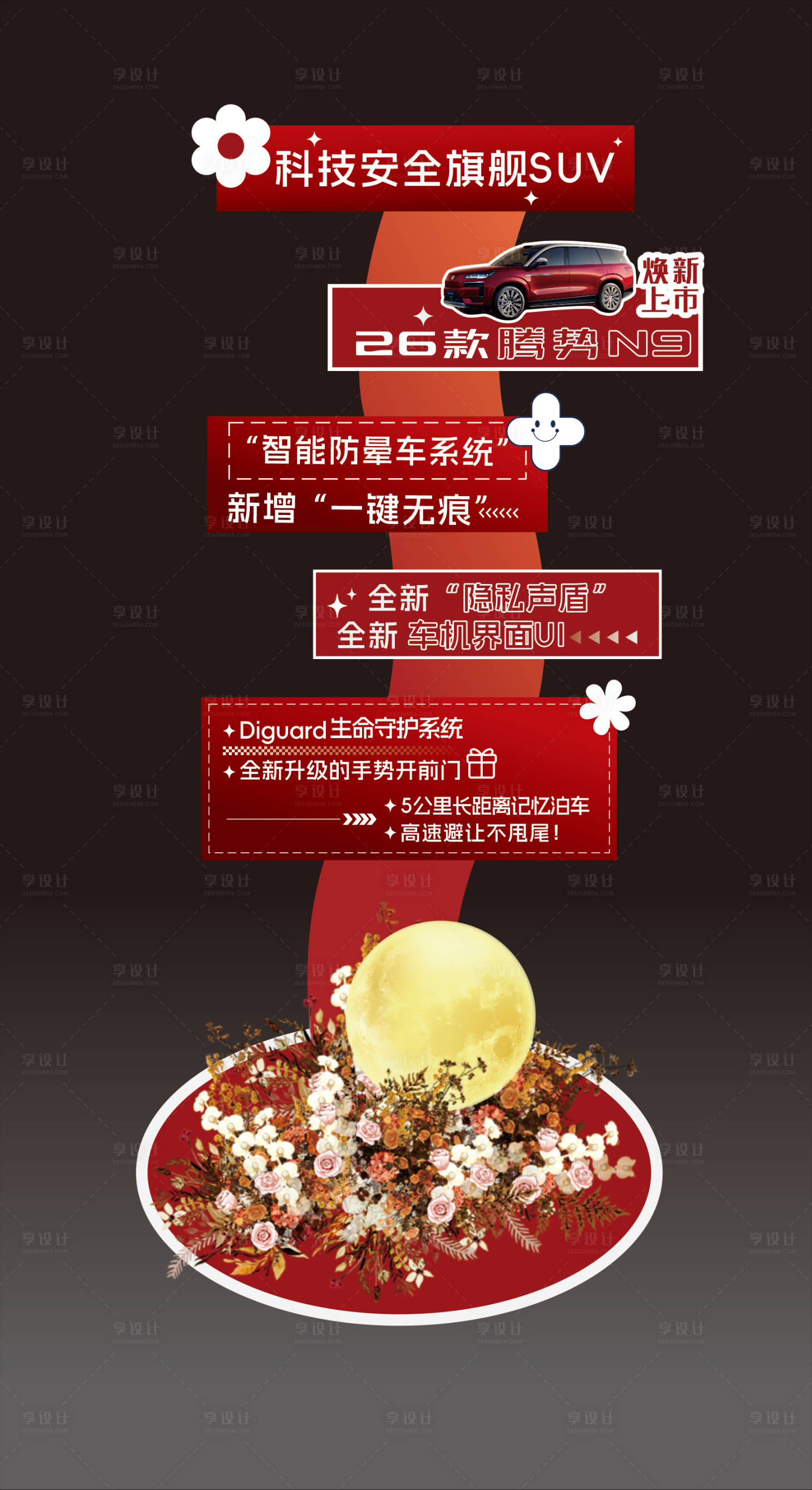 源文件下載【享設(shè)計(jì)】搜索編號(hào)：72500033135945508【汽車直播立牌美陳】
