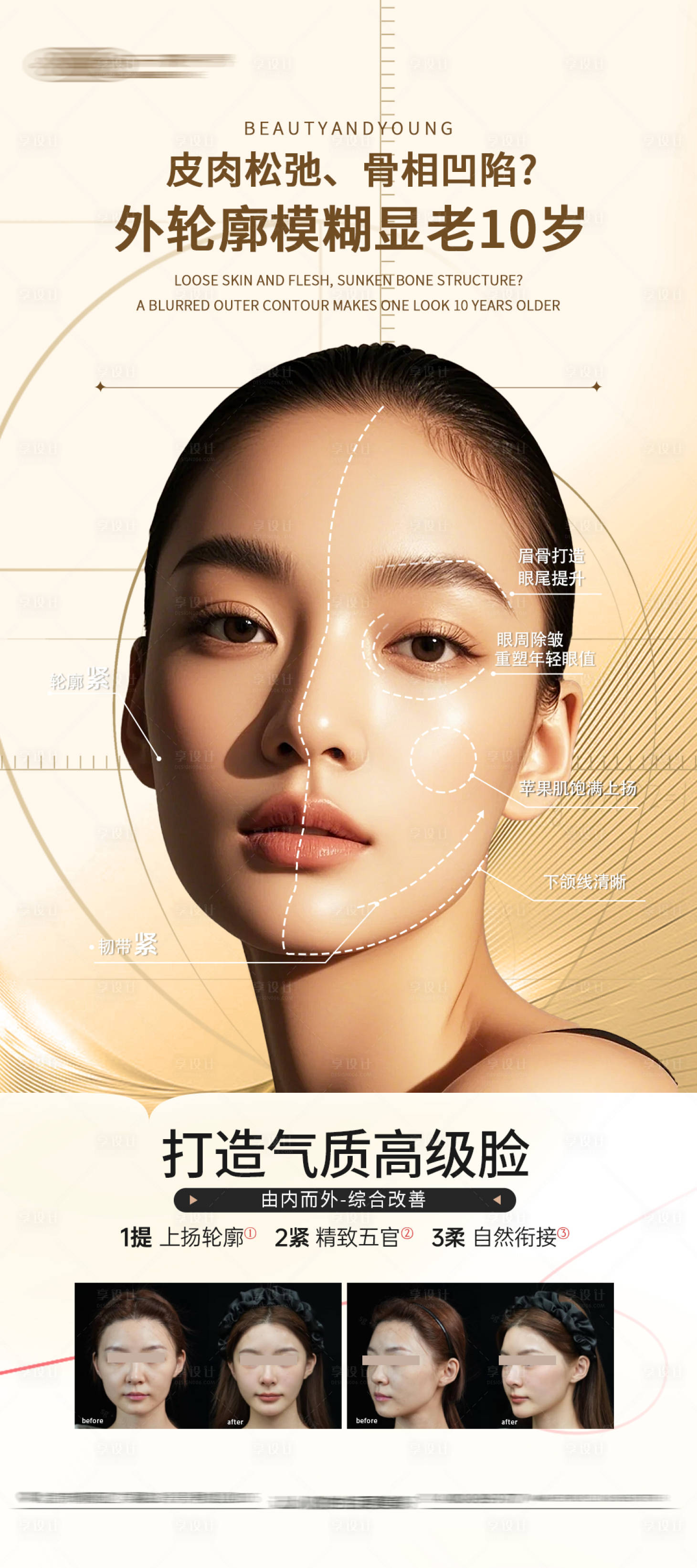 源文件下載【享設計】搜索編號：99810033045716908【輪廓打造面部除皺抗衰高級臉打造】