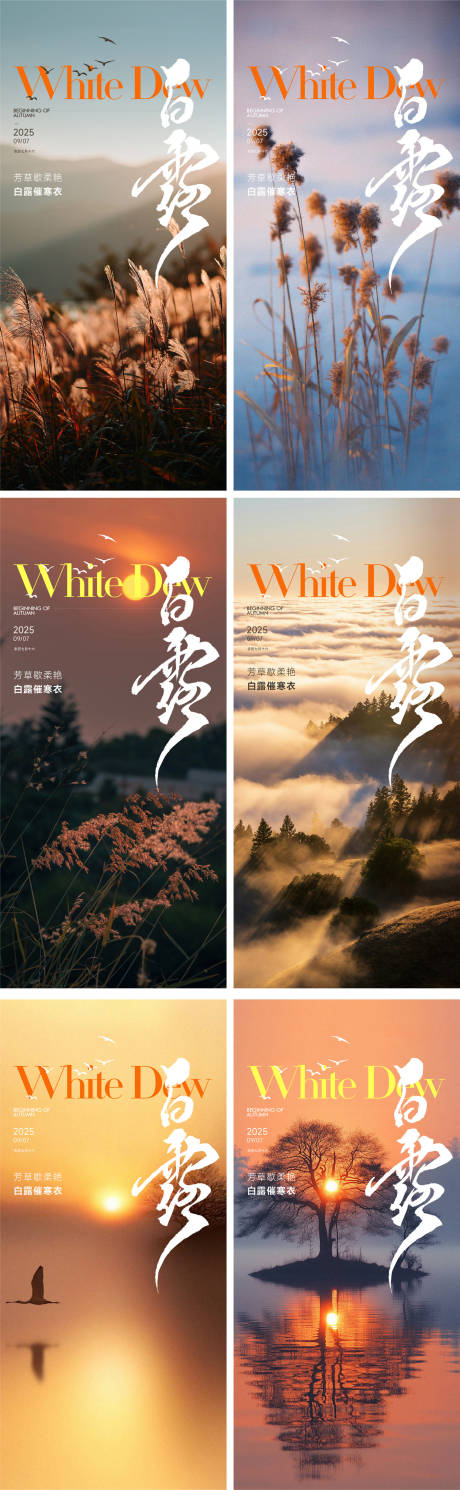 源文件下載【享設計】搜索編號：48380032845852872【白露節氣海報】