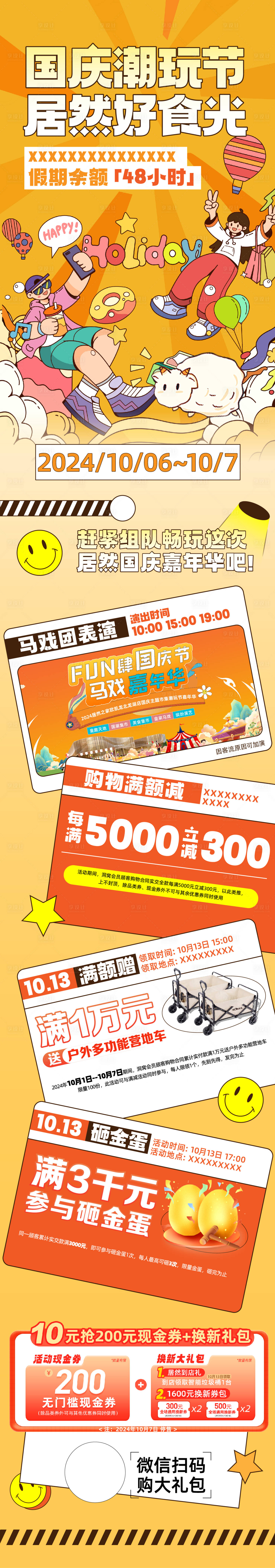 源文件下載【享設計】搜索編號：76250033080203231【國慶活動攻略長圖】